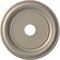Ekena Millwork PVC Medallion (Canopies up to 11 1/2"), 19"OD x 3 1/2"ID x 1 1/2"P, Metallic Silver Metallic CMP19TRCSV - alternate 1